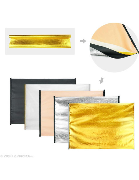 Brazo de Boom Fotográfico LINCO C001KBRP con Reflector 5 en 1