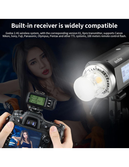 Godox AD400Pro Kit Flash Estudio 400Ws TTL 1/8000s HSS