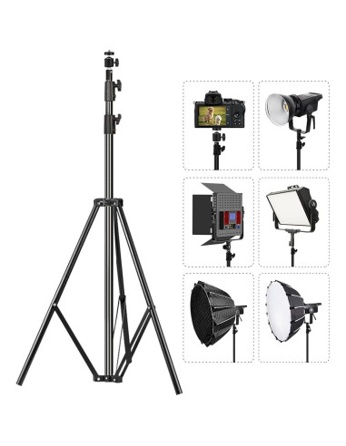 Soporte de Luz Ajustable ITOTIN 2.8m con Amortiguación de Resorte