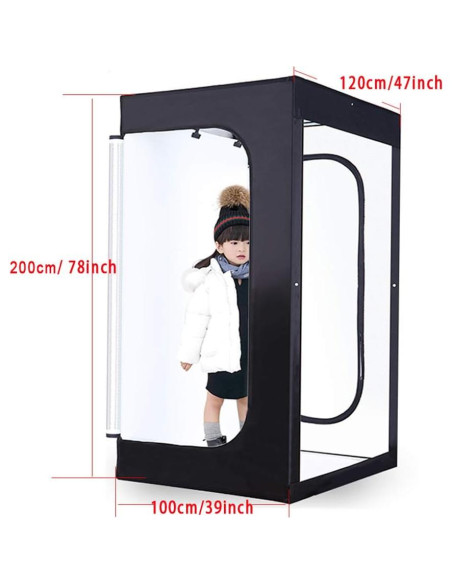 Caja de Luz Fotográfica LED TRUMAGINE Grande 119.4x99.1x198.1 cm