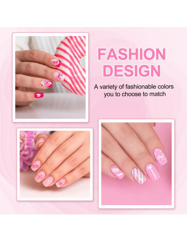 Estampador de Uñas Bruislard con Plantillas y Placa Corazón