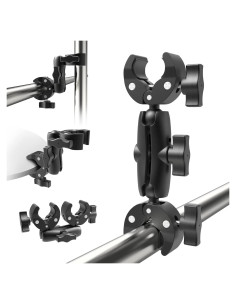 Soporte Doble Abrazadera Taisioner para Luz y Monitor 0.33 kg