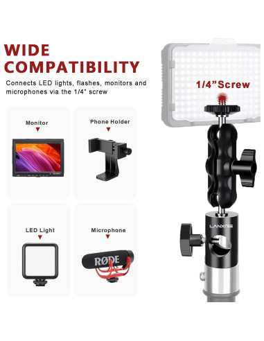 Adaptador de Montaje Lanxire L0213 con Doble Bola 2kg