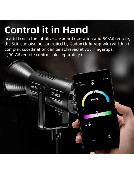 Godox SL150III 160W Luz LED de Estudio con Montura Bowens