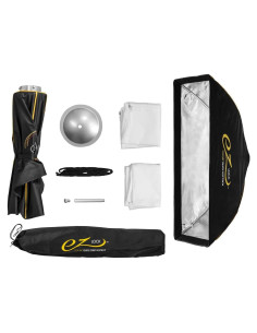 Glow EZ Lock Softbox 12x36" Montura Bowens con Difusores