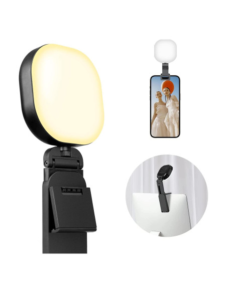 Luz de Selfie Sensyne LED Recargable 60 Perlas 3 Modos