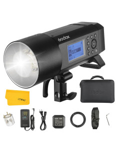 Flash Estroboscópico Godox AD400Pro 400W TTL Portátil