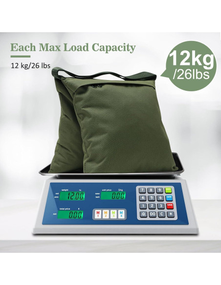 Sacos de Arena Aimosen 4PCS Verde Militar para Fotografía Sacos de Arena Aimosen 4PCS Verde Militar para Fotografía