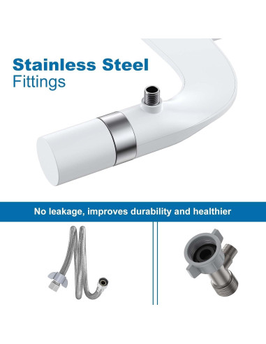 Accesorio de Bidet Homfan con Doble Boquilla y Control de Agua