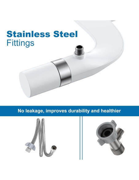 Accesorio de Bidet Homfan con Doble Boquilla y Control de Agua