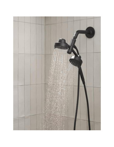 Cabezal de Ducha Kohler Awaken 2-en-1 Negro Mate 1.75 GPM