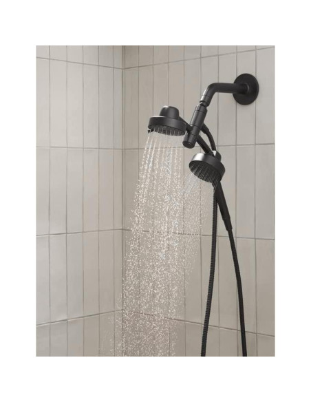 Cabezal de Ducha Kohler Awaken 2-en-1 Negro Mate 1.75 GPM