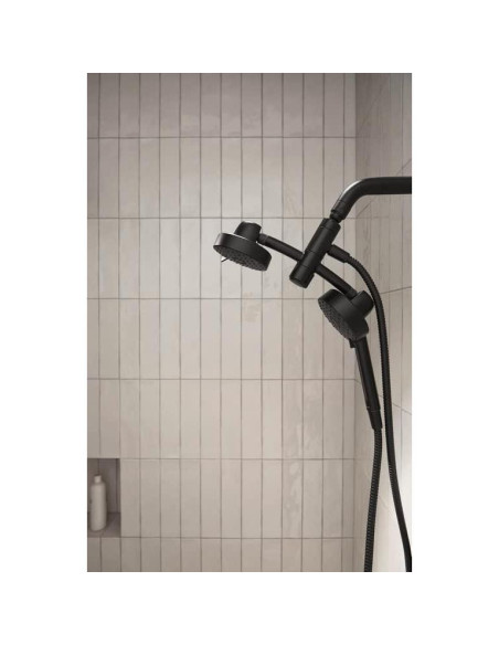 Cabezal de Ducha Kohler Awaken 2-en-1 Negro Mate 1.75 GPM
