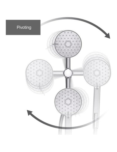 Cabezal de Ducha Kohler Awaken 2-en-1 Negro Mate 1.75 GPM