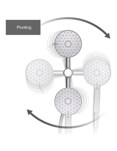 Cabezal de Ducha Kohler Awaken 2-en-1 Negro Mate 1.75 GPM