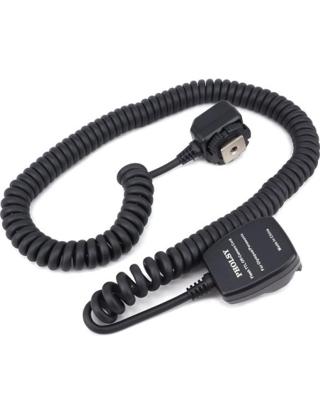 Cable de Sincronización TTL PHOLSY 2m para Olympus/Panasonic