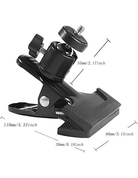 Abrazadera de cámara para trípode CTWHA con giro 360