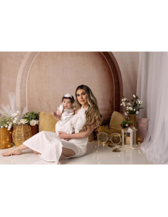 Fondo de Microfibra Kate 2.13x1.52m para Fotografía Familiar 2