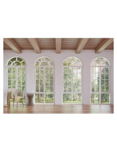 Fondo de Fotografía Vinilo Yeele 2.5x1.8m Ventana Francesa