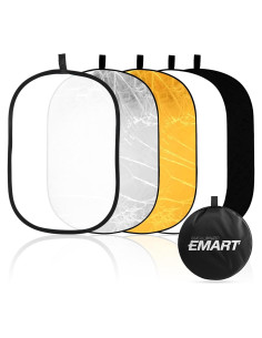 Reflector de Fotografía 5 en 1 EMART 60x90cm Plegable