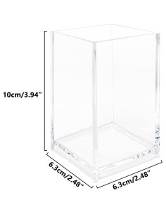 Paquete de 3 Soportes de Acrílico Transparente Newkita 2