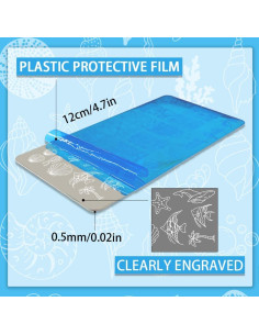 Plantillas de Uñas Oceánicas PH PandaHall - 5 Piezas 2