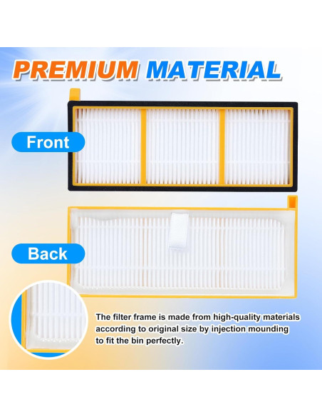 Filtros de Reemplazo MyKEEPOW para Aspiradora Robot Shark ION RV750