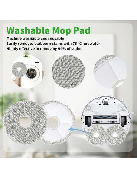 Kit 18 Piezas Accesorios Roborock Qrevo S5V/S5A - Feilifan Kit 18 Piezas Accesorios Roborock Qrevo S5V/S5A - Feilifan