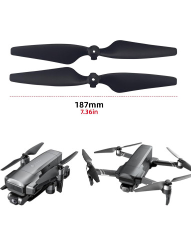 Hélices Sea Jump 4PCS para Dron HS600 V11 TF35 PRO 187mm