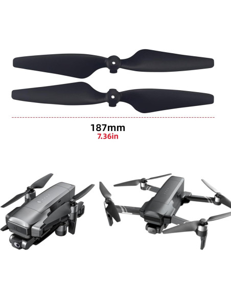 Hélices Sea Jump 4PCS para Dron HS600 V11 TF35 PRO 187mm