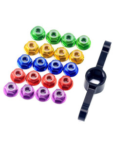 Tuercas de Motor M5 Aluminio SoloGood 20 Pcs para Drones