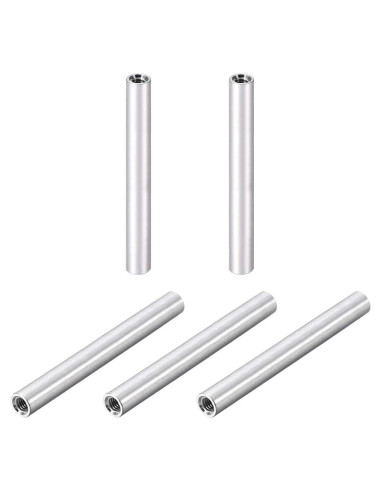 Columna Espaciadora Redonda de Aluminio uxcell M3x70mm - 5 Pcs
