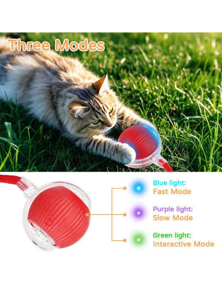 Juguete Interactivo para Gatos Goosheep 2 Pack Bola Automática Juguete Interactivo para Gatos Goosheep 2 Pack Bola Automática