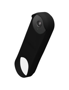 Funda de Silicona kwmobile para Google Nest Doorbell Negra