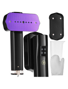Vaporera de Ropa Virellix 1200W Portátil 2 en 1 - Negro