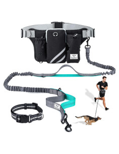 Correa para Perros Manos Libres Shine Hai con Doble Bungee