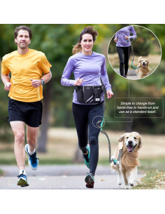 Correa para Perros Manos Libres Shine Hai con Doble Bungee 2