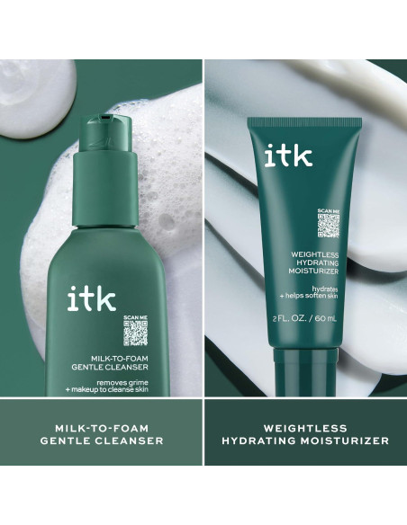 Conjunto de Limpiador y Hidratante ITK Skincare 2 en 1 - 303g