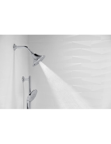 Cabezal de Ducha KOHLER Forte 3 Modos 1.75 GPM Bronce Cepillado