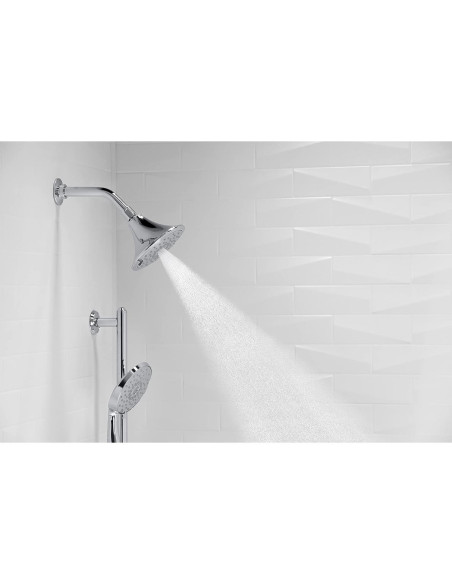 Cabezal de Ducha KOHLER Forte 3 Modos 1.75 GPM Bronce Cepillado