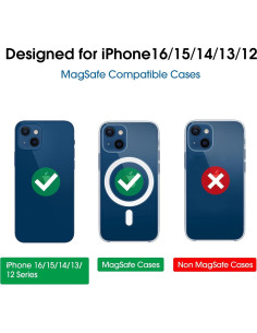 Soporte Magnético para Ventilación de Auto TechMatte MGS-VTMG para iPhone 12-16 2