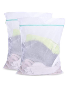 Bolsa de Lavandería OTraki Malla Fina 61x81 cm Paquete de 2