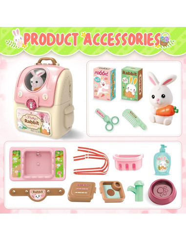 Juguete de Cuidado de Mascotas Conejo de Pascua Shemira 0.8kg