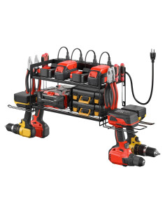 Organizador de herramientas CCCEI con regleta 8 salidas y soporte