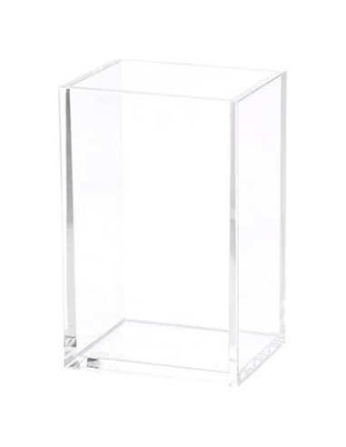 Soporte de Lápiz y Bolígrafo Acrílico HSYMQ 6.6x6.6x10.2cm