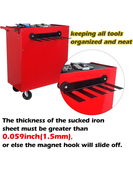 Organizador Magnético de Herramientas ULIBERMAGNET 40LBS Organizador Magnético de Herramientas ULIBERMAGNET 40LBS