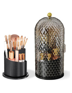 Soporte Organizador para Brochas de Maquillaje JIANGLAI Negro
