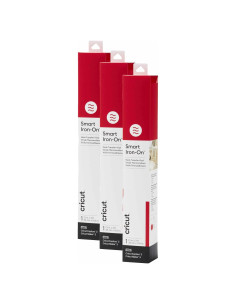 Vinilo de Transferencia Térmica Cricut Smart Iron On Rojo 3 Rollos
