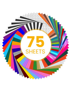 Vinilo Permanente Sooez 75 Pack 30.48cm x 30.48cm Multicolor