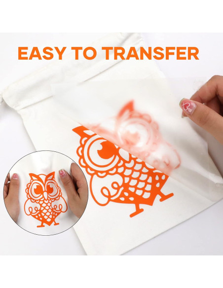 Paquete de Vinilo de Transferencia de Calor HTVRONT 20 Colores 30.48 x 91.44 cm